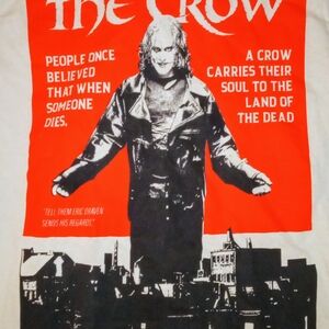 The Crow Graphic Tee - White and Red